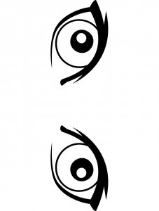 Трафарет Глаз 20