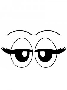 Трафарет Глаз 21