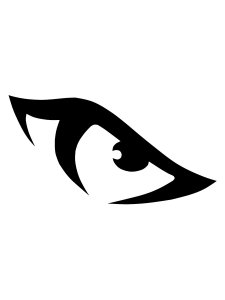 Трафарет Глаз 23