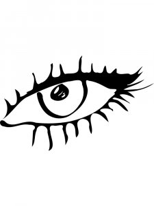 Трафарет Глаз 4