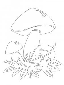 Трафарет Гриба 1