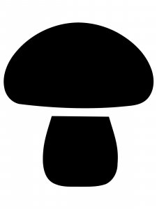 Трафарет Гриба 14