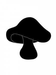 Трафарет Гриба 15