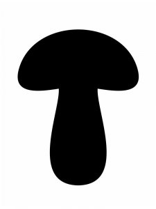 Трафарет Гриба 17