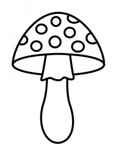 Трафарет Гриба 7