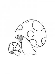 Трафарет Гриба 8