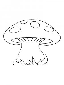 Трафарет Гриба 9