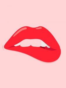 Трафарет Губы 3