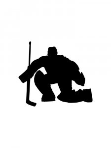 Трафарет Хоккей 1