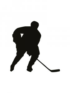 Трафарет Хоккей 10