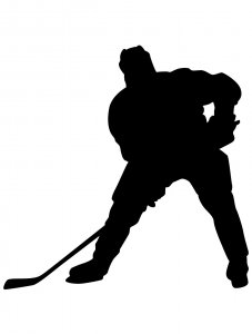 Трафарет Хоккей 12