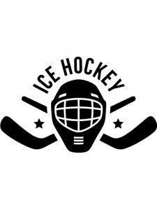 Трафарет Хоккей 13