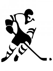 Трафарет Хоккей 14