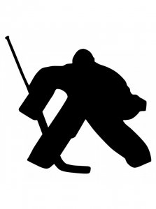 Трафарет Хоккей 17