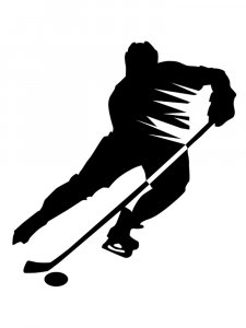 Трафарет Хоккей 19