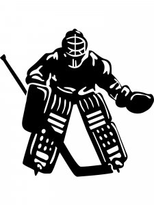 Трафарет Хоккей 21