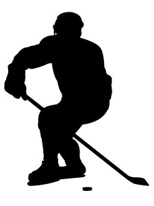 Трафарет Хоккей 23
