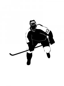 Трафарет Хоккей 3