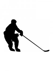 Трафарет Хоккей 4