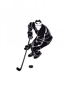 Трафарет Хоккей 8