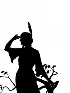 Трафарет Индеец 10