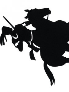 Трафарет Индеец 6