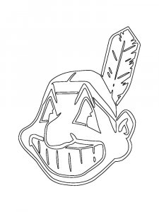 Трафарет Индеец 8