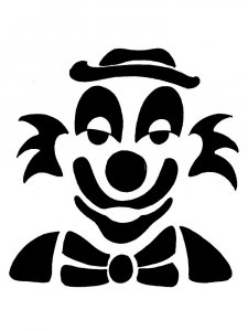 Трафарет Клоуна 12