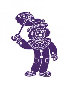 Трафарет Клоуна 2