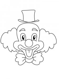 Трафарет Клоуна 9