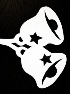 Трафарет Колокольчика 10