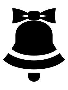 Трафарет Колокольчика 17