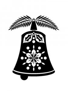 Трафарет Колокольчика 19
