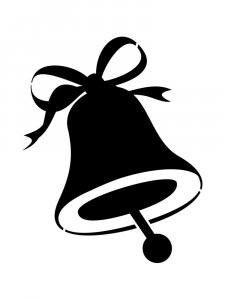 Трафарет Колокольчика 3