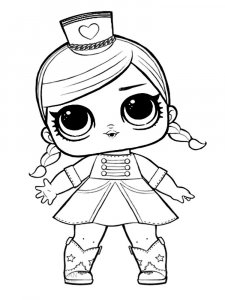 Трафарет Куклы ЛОЛ 10