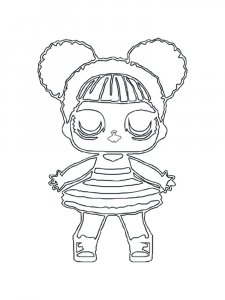 Трафарет Куклы ЛОЛ 11