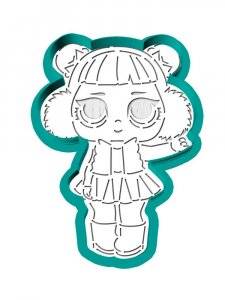 Трафарет Куклы ЛОЛ 12