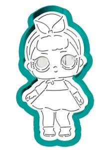 Трафарет Куклы ЛОЛ 13