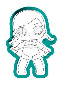 Трафарет Куклы ЛОЛ 14