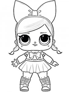 Трафарет Куклы ЛОЛ 3
