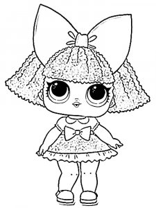 Трафарет Куклы ЛОЛ 7