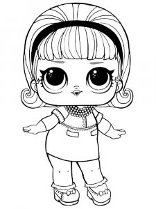 Трафарет Куклы ЛОЛ 8