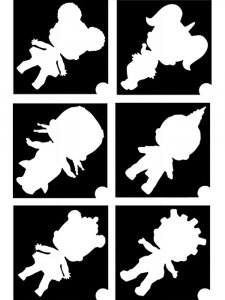 Трафарет Куклы ЛОЛ 9