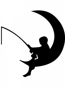 Трафарет Луны 14