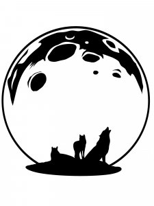 Трафарет Луны 16