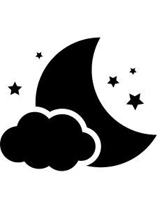 Трафарет Луны 19