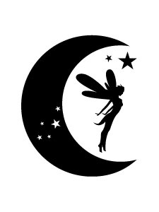 Трафарет Луны 22