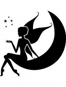 Трафарет Луны 23