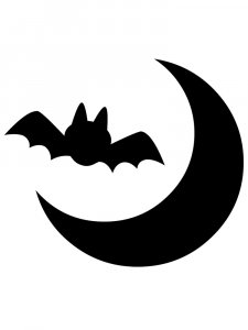 Трафарет Луны 3