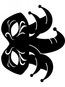 Трафарет Маски 14